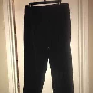 Black pull on dress pants